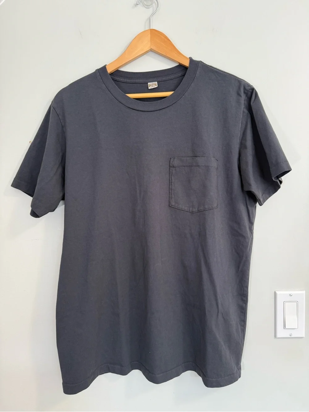 Ship John SJ Black Pocket Tee